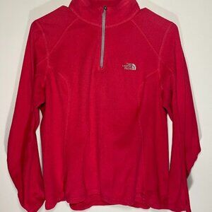 North Face Fleece Quarterzip Pullover Jacket